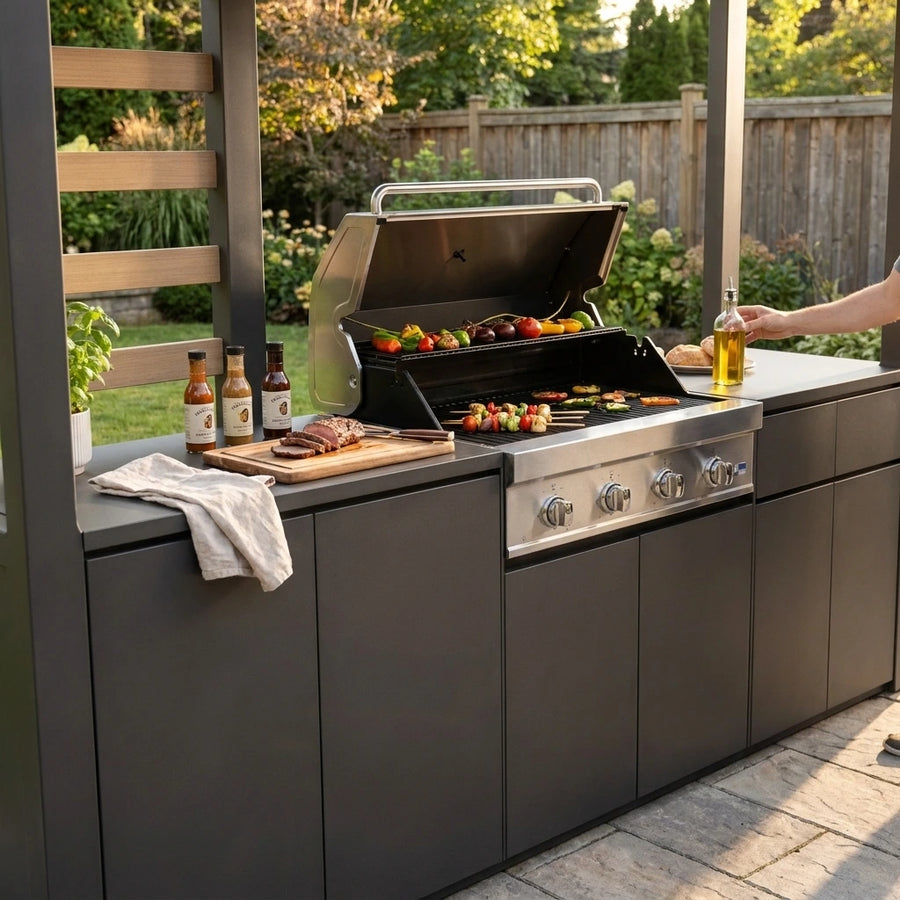 Garage equipment in a working lifestyle setting