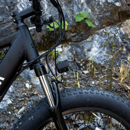 1000W Fat Tire Electric Mountain Bike, 48V 15Ah, 26-Inch