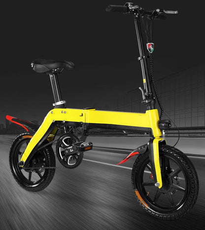 14-Inch Folding Electric Bike, 36V 350W Brushless Motor