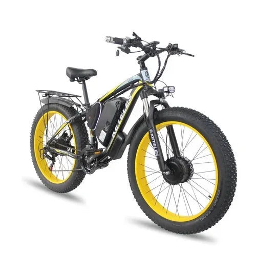 48V 21Ah Electric Mountain Bike, Aluminum Alloy, 21-Speed