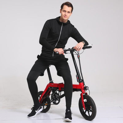 14-Inch Folding Electric Bike, 36V 350W Brushless Motor