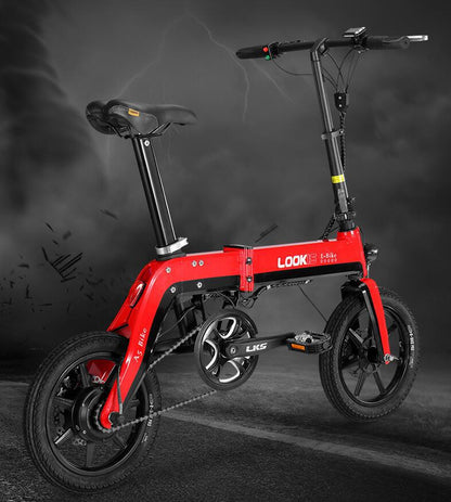 14-Inch Folding Electric Bike, 36V 350W Brushless Motor