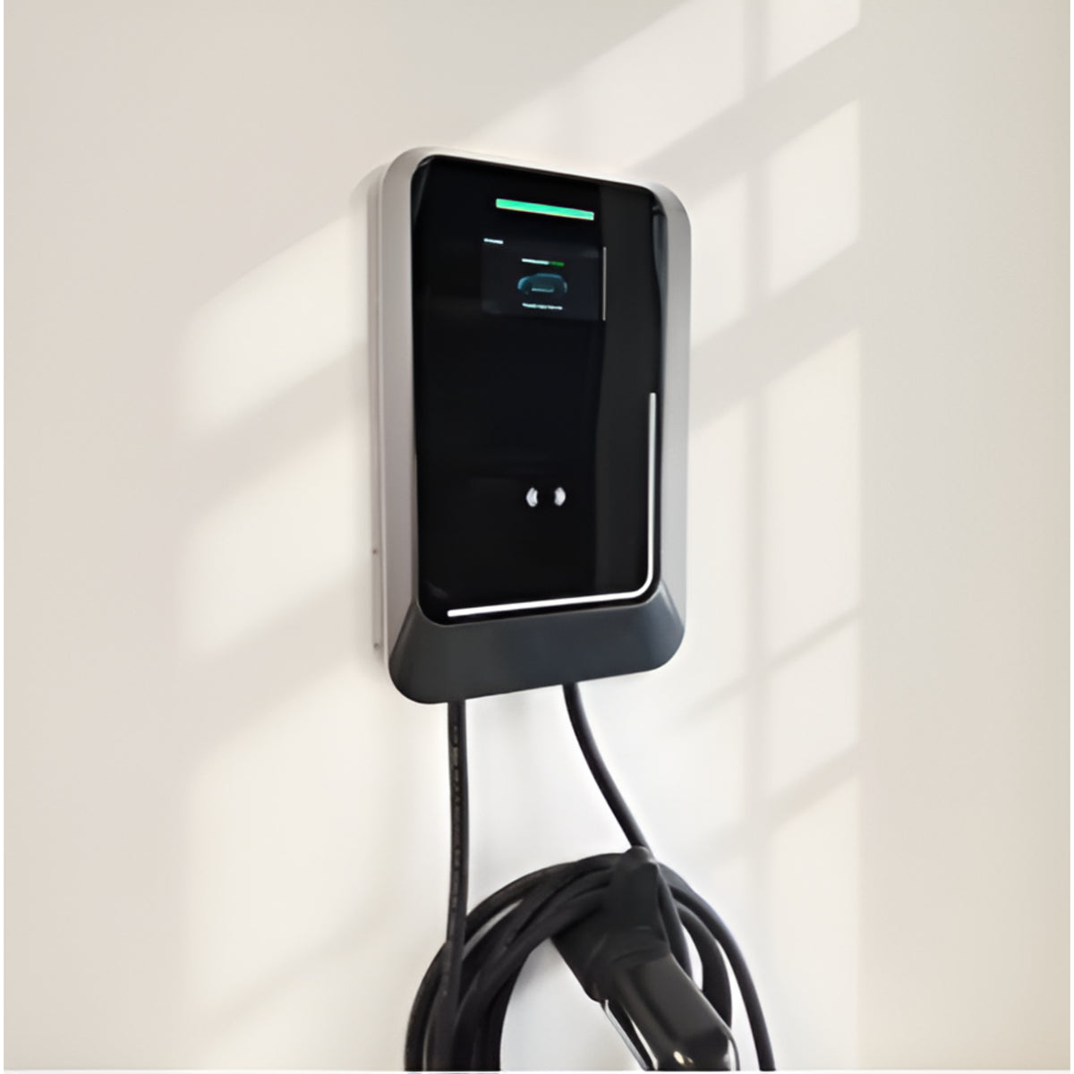 EV Wall Charger Built to Deliver 80A Fast Charging, Glass Face Design, 5-Year Warranty, Load Balancing