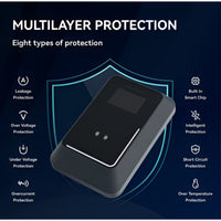 EV Wall Charger Built to Deliver 80A Fast Charging, Glass Face Design, 5-Year Warranty, Load Balancing — product view 3